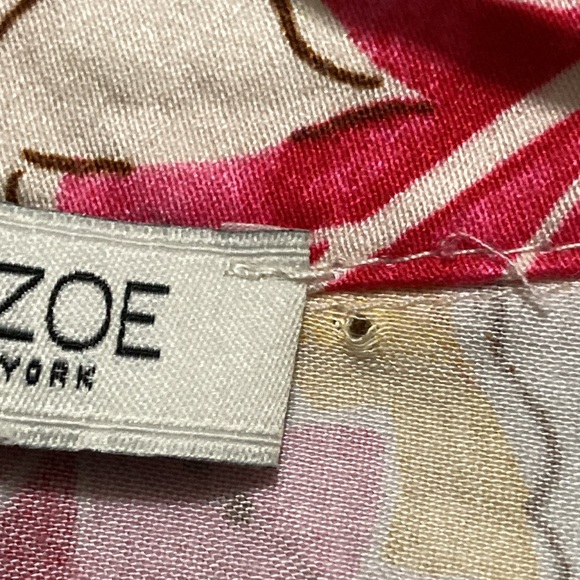 NWOT - Rachel Zoe size XS long-sleeved faux wrap floral top - Picture 8 of 8